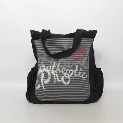 Authentic Pigment, Weekender, Unisex (Erwachsene), Schwarz/Grau, Streifen #Hdv