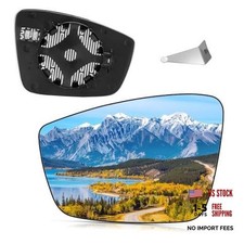 Driver Side Heated Mirror Glass Compatible With VW 2012-2015 Passat, Convex