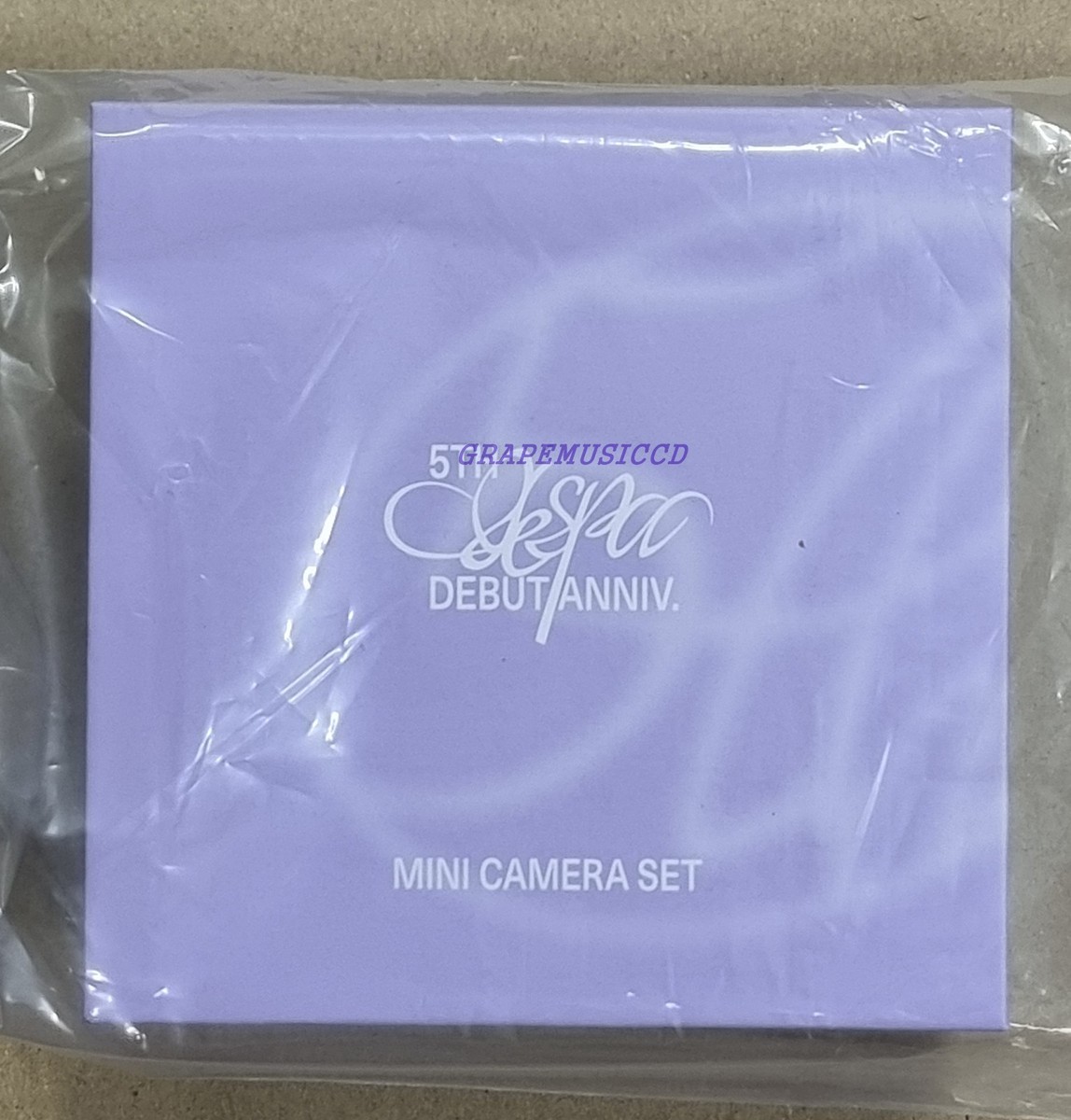 aespa 5TH ANNIVERSARY OFFICIAL MD MINI CAMERA SET + PHOTOCARD NEW