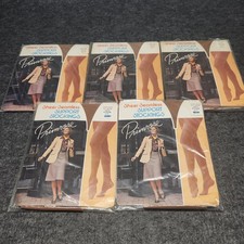 Primrose Vintage Lot 5 Support Stockings Pantyhose Woolworth Woolco Size 3 477