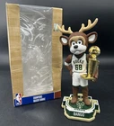 Milwaukee Bucks 2021 NBA Champions Bobbleheads Bango Mascot