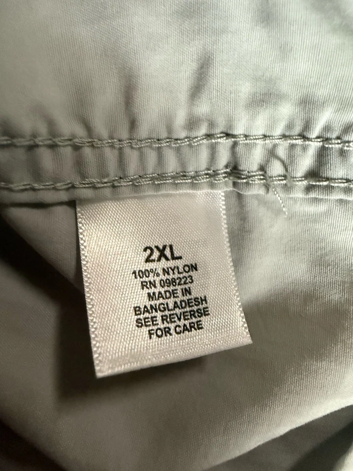 Magellan Mens Sz 2XL Fish Gear Short Sleeve Vented Button Down Shirt Relaxed Fit - Image 3 of 4