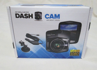 HD 1080p CAR DVC Dash Cam w/Night Vision New open box