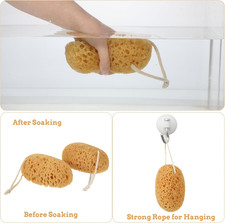 Shower Sponge, 2 Pcs Large Bath Sponges for Shower Body Scrubber Soft Loofah ...