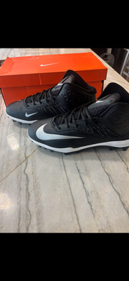 Size 12.5 - Nike Zoom Code Elite 3/4 Black Metallic Silver