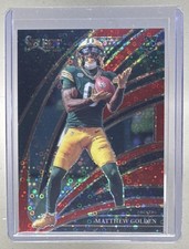 Matthew Golden 2025 Panini Select #267 Red Disco Prizm Club Level Rookie RC /49