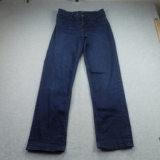 Hudson Jeans Women Size 8 Dark Wash Blue Denim Straight Leg Stretch