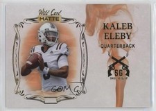 2022 Wild Card MATTE Smoking Guns White - Orange Smoke Kaleb Eleby #SG-5 16ki