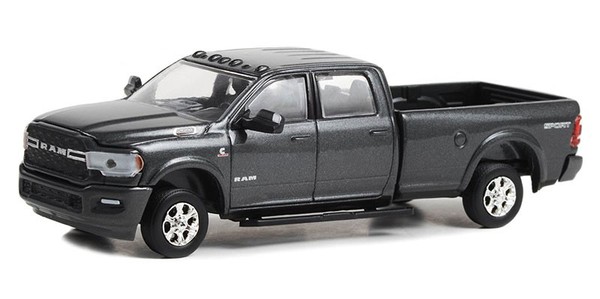 Greenlight, Ram 2500 Big Horn Sport 4X4 2022 Grau Aus Der Showroom Floor Seri...-image