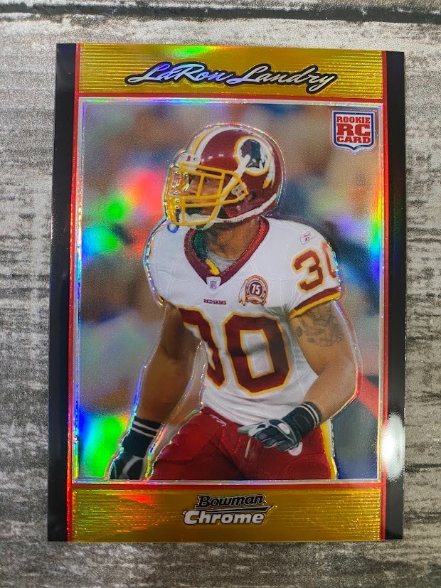 LaRon Landry Bowman Chrome #BC108 Gold Refractor