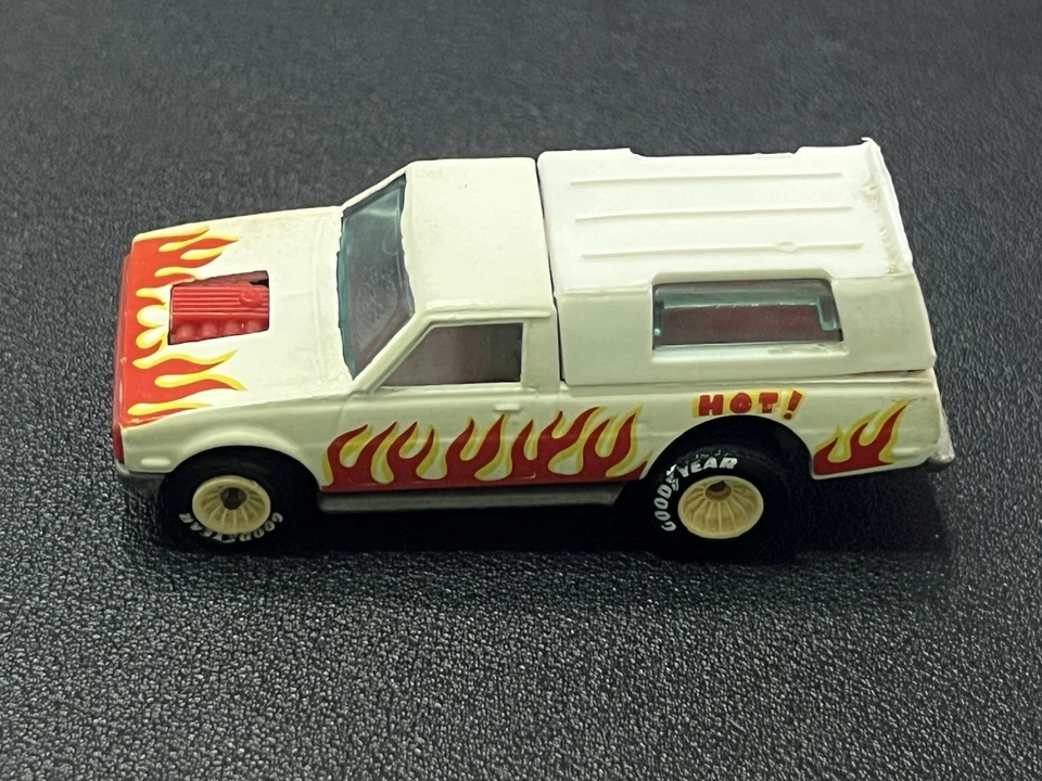 РЕДКИЕ винтажные белые ступицы для грузовика Hot Wheels Real Riders 1979 Dodge D-50 Flames - Изображение 3 из 4