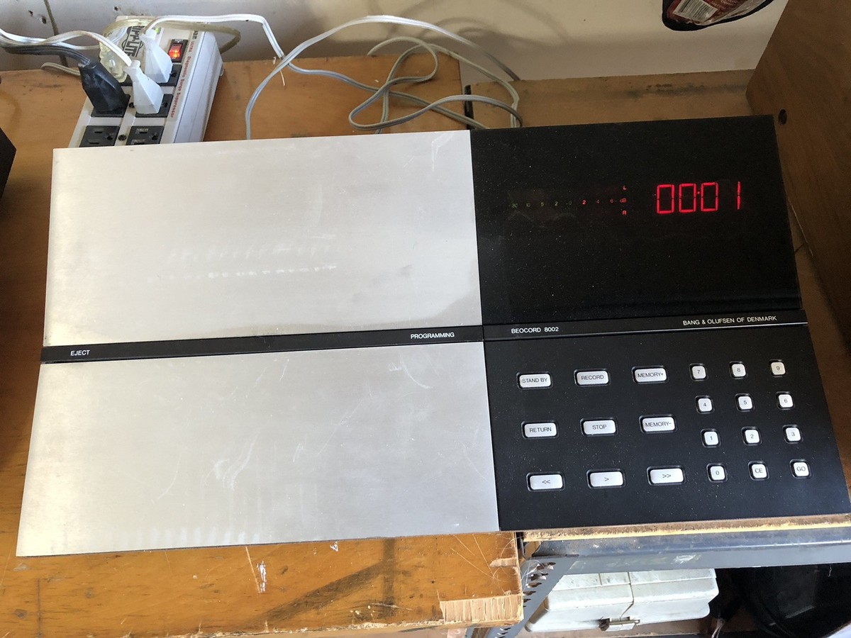 Vintage Bang & Olufsen B&O Beocord 8002 Stereo Cassette Recorder