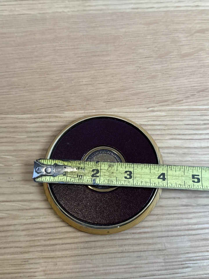 Conoco Inc Petroleum Gasoline Oil Coaster Paperweight Advertise VTG Rare - Image 2 of 4