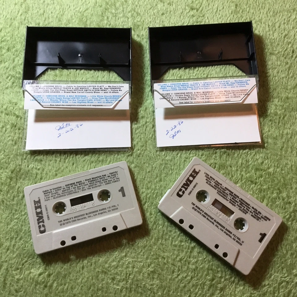 World's Greatest Bluegrass Bands 2, Volumes 1 & 2  (EX) Copy *[2-Cassette Tapes] Foto 3 de 4