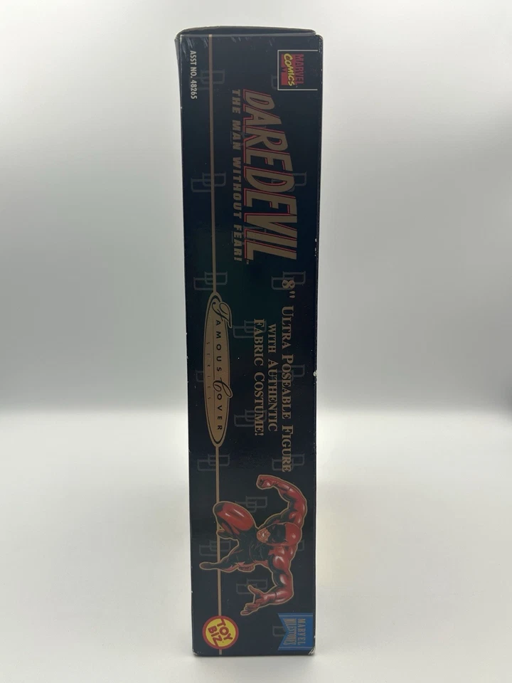 1998 ToyBiz Marvel Milestones Famous Covers Daredevil 8” Action Figure Sealed - Image 4 of 4