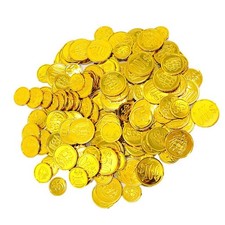 100 St&uuml;ck Plastikpiraten-Goldspielzeugm&uuml;nzen