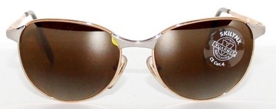 359$ Vintage Fehlerhafte Vuarnet 040 Gold Sonnenbrille Skylinx Mineralglas Linse