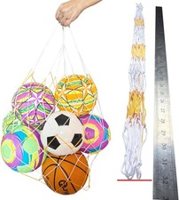 Extra Large Ball Storage Mesh Bag Net for Kids Sports One Size, Multicolor