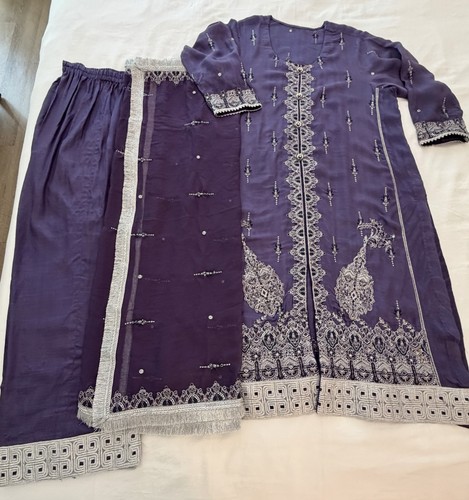 ASIM JOFA -bust 23" / 46" -XXL original designer SILK COLLECTION SALWAR KAMEEZ