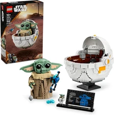 LEGO Star Wars: the Mandalorian Grogu with Hover Pram Building Toy Set - Star Wa