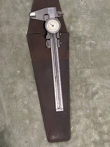 RARE VTG. HELIOS Dial Calipers 6.5” Fine Adj. Pre-1949 Germany W/ Original Case