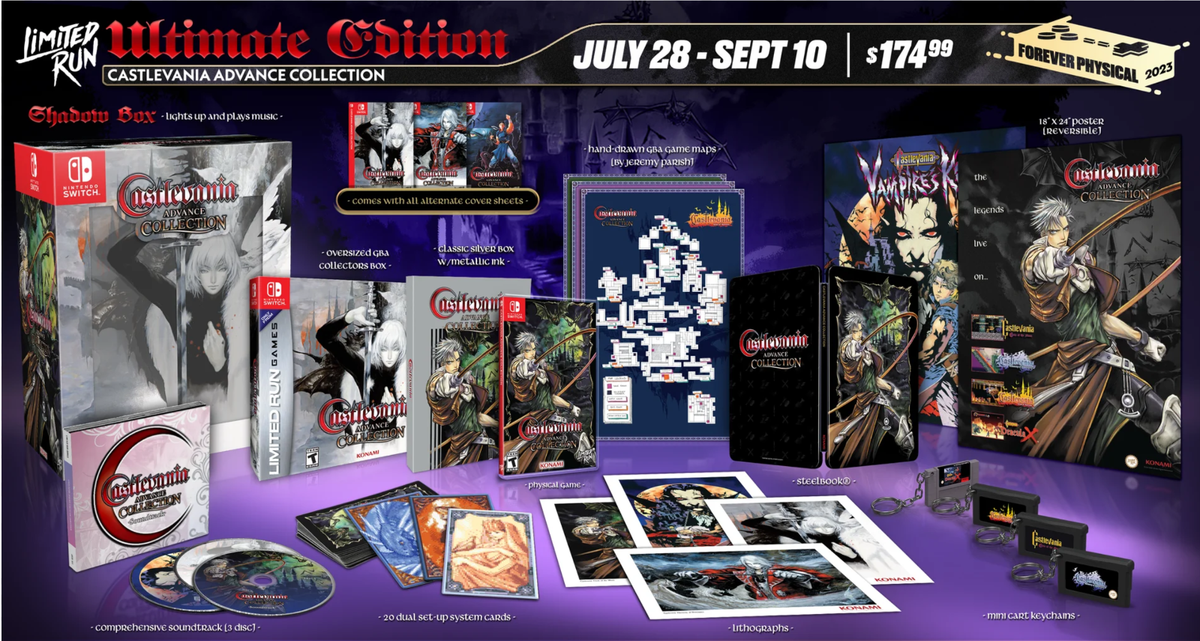 Castlevania Advance Collection Ultimate Edition Limited Run Castlevania Advance Collection Ultimate Edition Limited Run