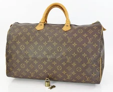 Authentic LOUIS VUITTON Speedy 40 Monogram Boston Handbag Purse #62266