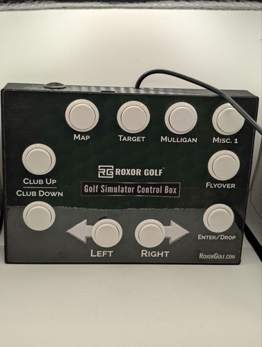 Roxor Golf Simulator Control Box 10-Button Controller RoxorGolf