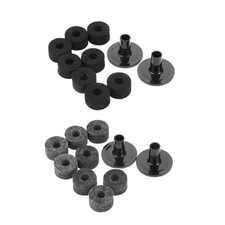 10-Pack Cymbal Felt Pads, Stand Accessories for Stage & Practice