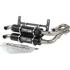 Trinity Racing Stage 5 Dual Exhaust System - Black ATV/UTV TR-4164D-BK