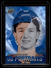2025-26 UD Portraits Matthew Schaefer Rookie New York Islanders #P-32