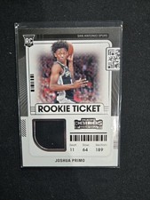 2021-22 Panini Contenders Joshua Primo Rookie Ticket Swatch #RTS-JPR