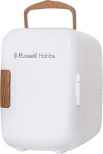 Russell Hobbs Mini Cooler & Warmer 4L Portable Fridge White AC/DC