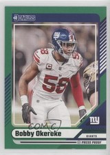 2024 Panini Donruss Green Press Proof Bobby Okereke #99 1hn1