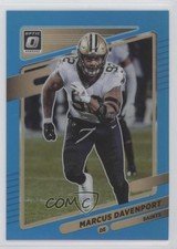 2021 Panini Donruss Optic Aqua Prizm 124/299 Marcus Davenport #167 0s9t