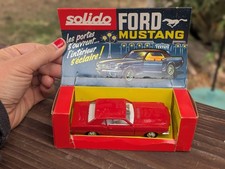 SOLIDO 147 FORD MUSTANG Original Box Vintage Red Ford Mustang