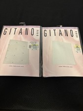 Gitano Swiss Dot  PinstripeVintage 80  s Pantyhose Size B Quicksilver