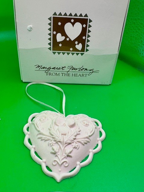 VTG 1997 Margaret Furlong "From the Heart " Ornament USA in Original Box