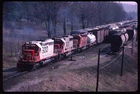 Original Rail Slide - SOO Soo Line 6405+ Woodstock ON 4-17-1988