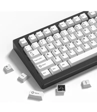 Womier Double Shot PBT Keycaps Set 138 Keys Cherry Profile Custom Keycaps 60 ...