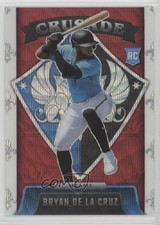 2022 Panini Chronicles Crusade Ruby Wave Prizm 141/199 Bryan De La Cruz #9 09j5