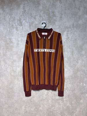 Martine Rose Logo Polo Jersey - Size Medium - Brown Color | eBay