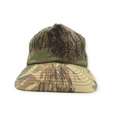 VINTAGE Cabela's Camo Hat Cap SnapBack Realtree 90s Insulated