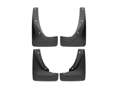 WeatherTech No-Drill MudFlaps - 110128-120128 - Black