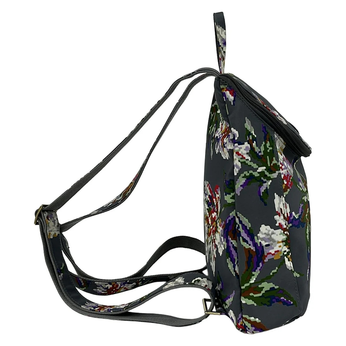 FEILER - Gray White Multi Nylon Backpack - image 4