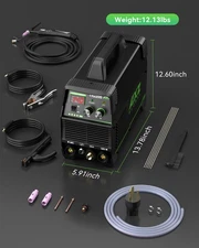 AIXZ IGBT Inverter Stick Welder HF TIG Welder w Post Gas Function Welder Machine