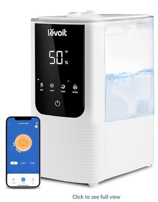 LEVOIT Humidifiers for Home Smart Warm/Cool Mist Air Humidifier OasisMist 4.5L