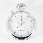 Rare Vtg Swiss Made Minerva Rattrapante Stop Watch 9 Jewels