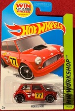 HOT WHEELS WORKSHOP MORRIS MINI RED 194/250. SEE COMBINED OFFERS!