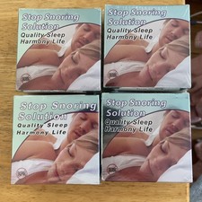 NIB 4x STOP SNORING SOLUTION ANTI SNORING MOUTH GUARD DEVICE SLEEP AID